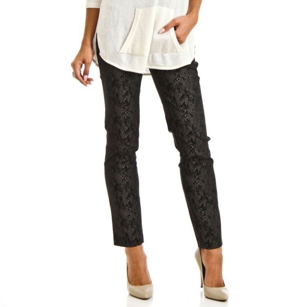 Snakeskin Print Pants
